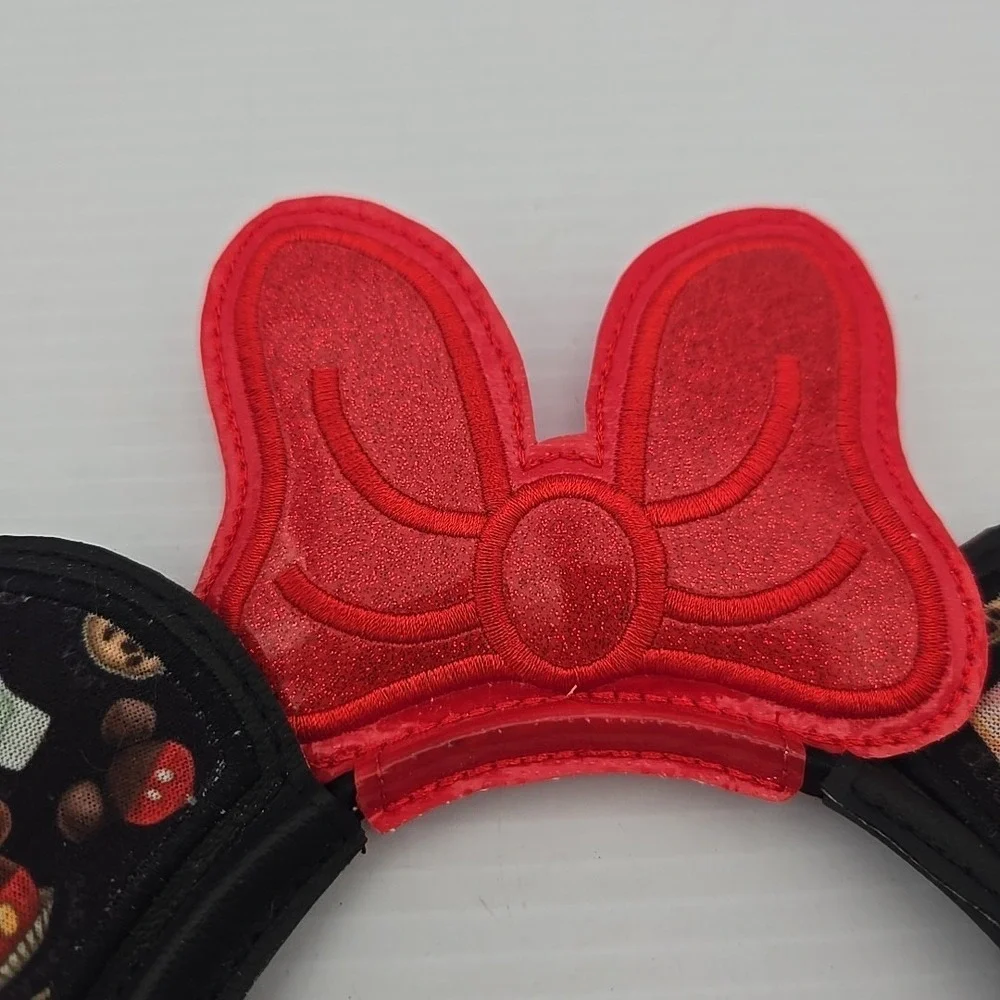 Disney‎ Mickey Mouse Ears Headband - Minnie Mouse Red Bow Custom Head Band